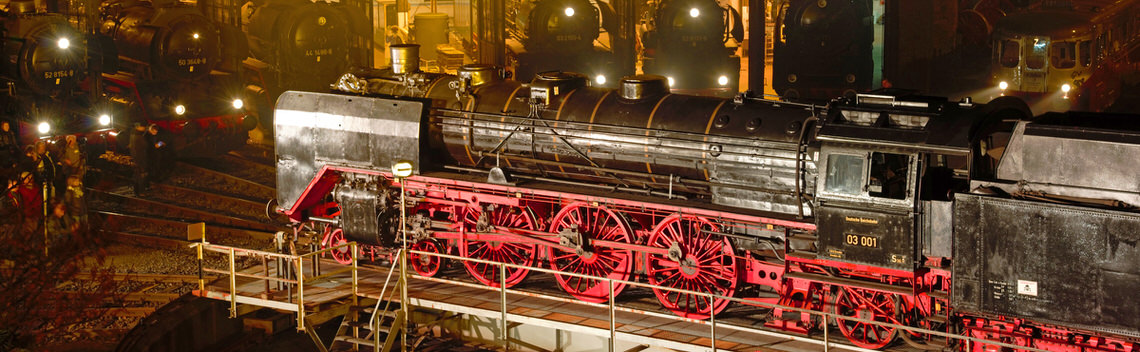 Abendliche Fotostunden zum Dresdner Dampfloktreffen im Eisenbahnmuseum Dresden